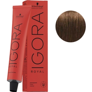 Schwarzkopf Dye Igora Royal 5-4 Light Brown Beige + Oxygenated Kosswell