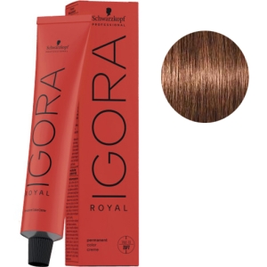 Schwarzkopf Tinte Igora Royal 6-65 Brown Dark Brown Gold 60g + Oxigenada en promoción