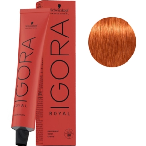 Schwarzkopf Tint Igora Royal 8-77 Light Blonde Cobrizo Intenso + Oxygenated Kosswell