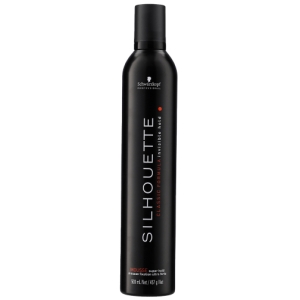 Schwarzkopf Silhouette Mousse Pure.  Extra Strong Fixing Foam 500ml.