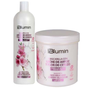 Tahe Pack Mask Milk of Rice and Cherry Blossom 700 ml + Shampoo 1000 ml