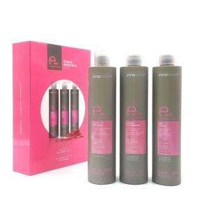 Eva Professional Pack E-Line Color (Champú 300ml + Acondicionador 300ml + Fix Color 300ml)