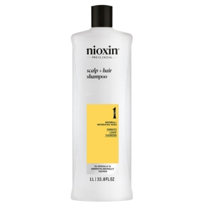 Wella Nioxin System 1 Shampoo Ligera Perdida Densidad 1000 Ml