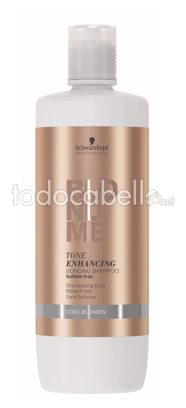 Schwarzkopf Blondme Bonding Cold Blond Shampoo Without Sulfates 1000ml