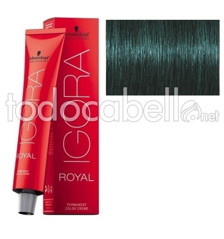 Schwarzkopf Igora Royal 0 33 Green Oxygenated Mix