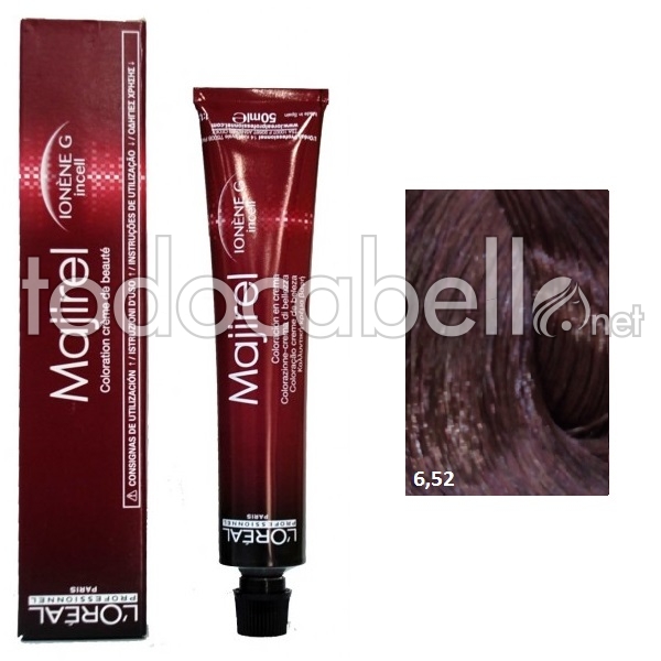 L Oreal Tint Majirel 6 52 Dark Blonde Mahogany Irisado 50 Ml